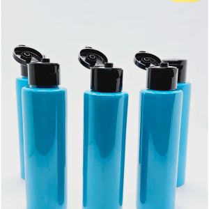 100ml Strong Blue Bottle with Black Flip-Top Cap