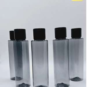 100ml Strong Grey Bottle with Black Flip-Top Cap