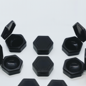 Hexa jars 5 grams black color