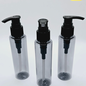 100ml Strong Grey Bottle with Black Pump Cap