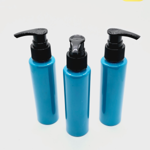 100ml Strong Blue Bottle with Black Pump Cap