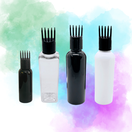 Comb applicator bottles