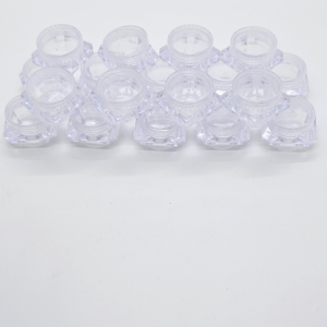 5 Grams Diamond Shaped Acrylic Jars