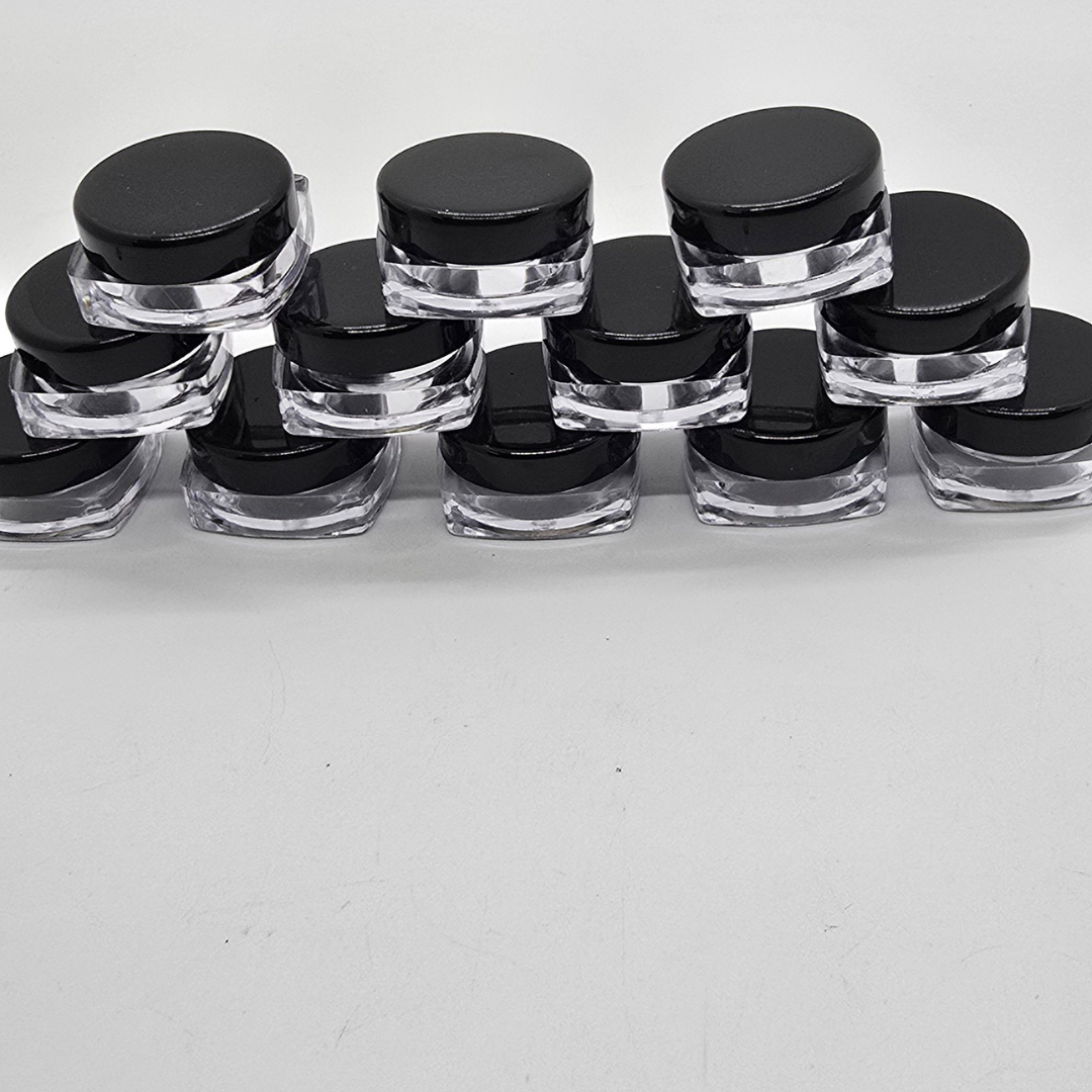 5 Grams Acrylic Square Jars