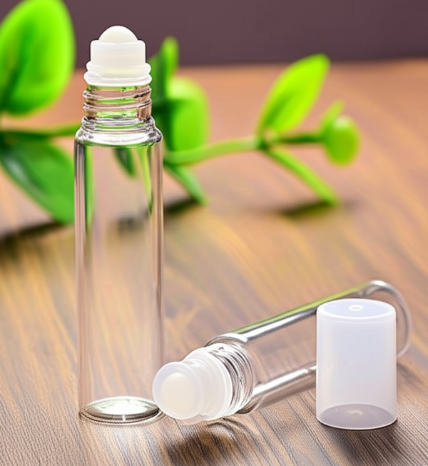 10ml Transparent Plastic Roll-On Bottle – Ideal for Perfume, Oils & DIY Blends