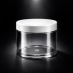 100 grams san jar with white cap and inner cap 2