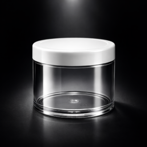 100 grams san jar with white cap and inner cap 2