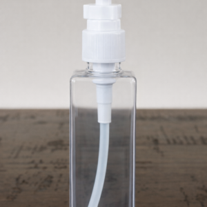 100 ml Square bottle with Dispenser pump 2