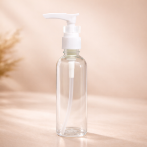 100 ml cylindrical bottle with Dispenser pump 2