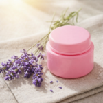 pink cosmetic jar inner cap 25g