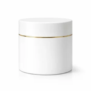 100 Grams Cream Jar with White Cap | Double Wall Cosmetic Jar - Packdost