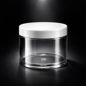 100 grams san jar with white cap and inner cap 2