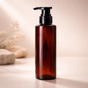 100 ml Amber Bottle with Pump 33