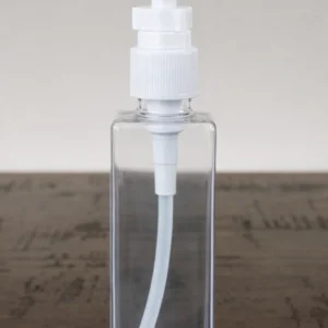 100 ml Square bottle with Dispenser pump 2