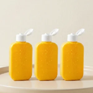 125ml-yellow-flat-bottle-white-cap 4