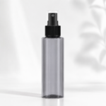 100ml grey mist spray bottle black cap