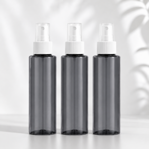 100ml grey mist spray bottle white cap bulk pack