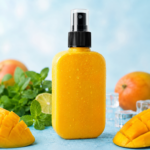 125ml yellow mist spray bottle black cap lifestyle