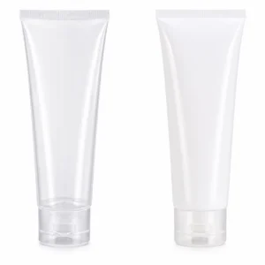 50ml Cream Tube – Transparent & Milky White Soft Squeeze Cosmetic Tube