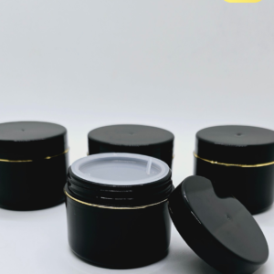 50g Double Wall Black Jar