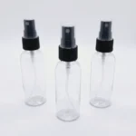 50ml transparent bottle with black spray cap