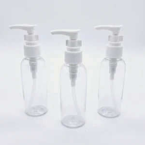 50ml Transparent Pump Bottle – Clear PET Lotion Dispenser