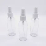 50ml transparent bottle with white spray cap