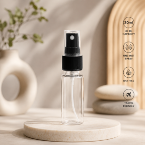 Mist Spray Black Cap Bottle 30ml