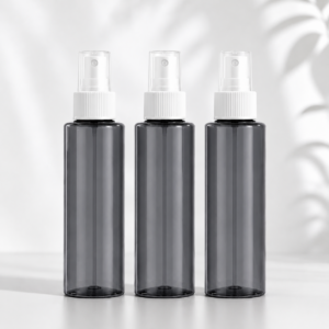 100ml grey mist spray bottle white cap bulk pack