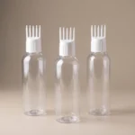 transparent comb applicator bottle