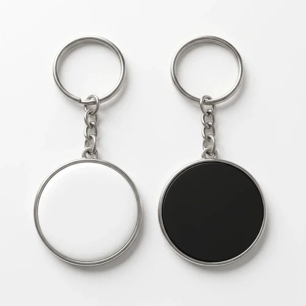 happy new year 2027 design keychain with split ring