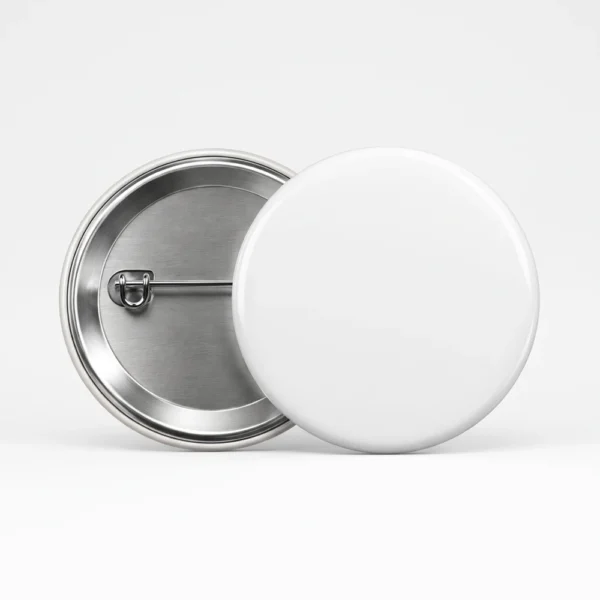 happy new year 2027 design pin badge back